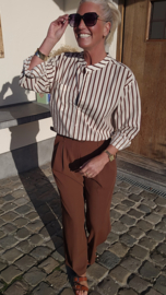 RIVIERA striped blouse