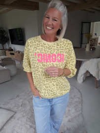 ICONIC LEO sweatshirt yellow