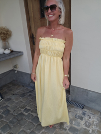 ROSABELLA smock dress yellow