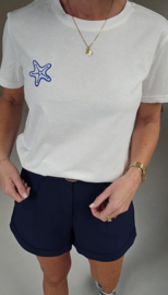 STARFISH cotton T-shirt blue