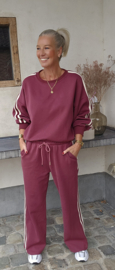 TILLY sweatshirt burgundy