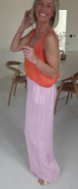 FRANCES satin top orange