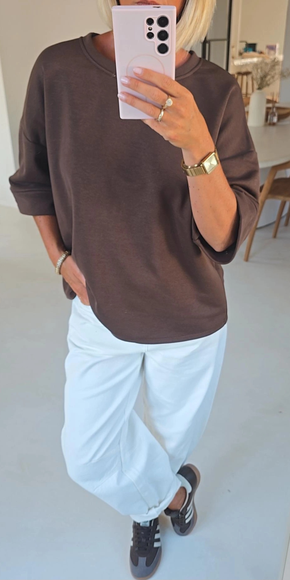 PALMA sweatshirt chocolat