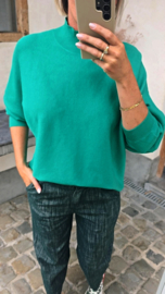 IRA soft crewneck knit green