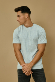 BASIC cotton tee melee grey