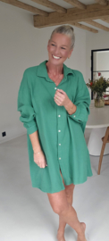 AMALFI tetra shirt dress green