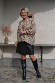 LIDY pu skirt black