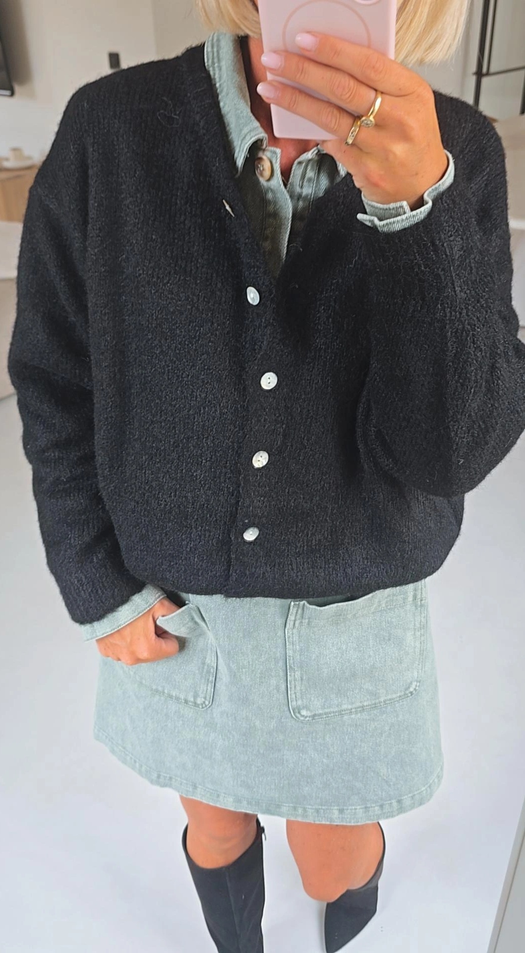 LIESJE cardigan black
