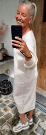 LYNA maxi knit dress beige