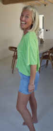 DANA terry T-shirt fresh green