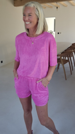DANA terry T-shirt fuschia