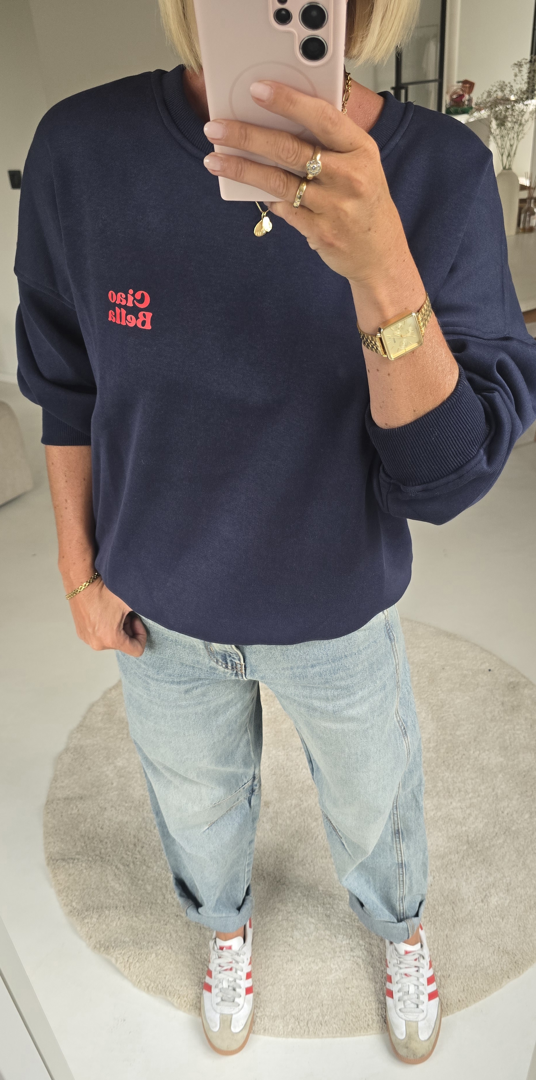 CIAO BELLA sweatshirt navy