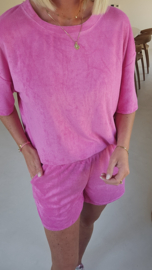 DANA terry T-shirt fuschia