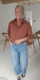 AMY cotton shirt camel