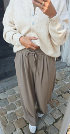 RUBY loose pants taupe