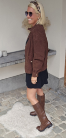 ANGIE corduroy jacket chocolat