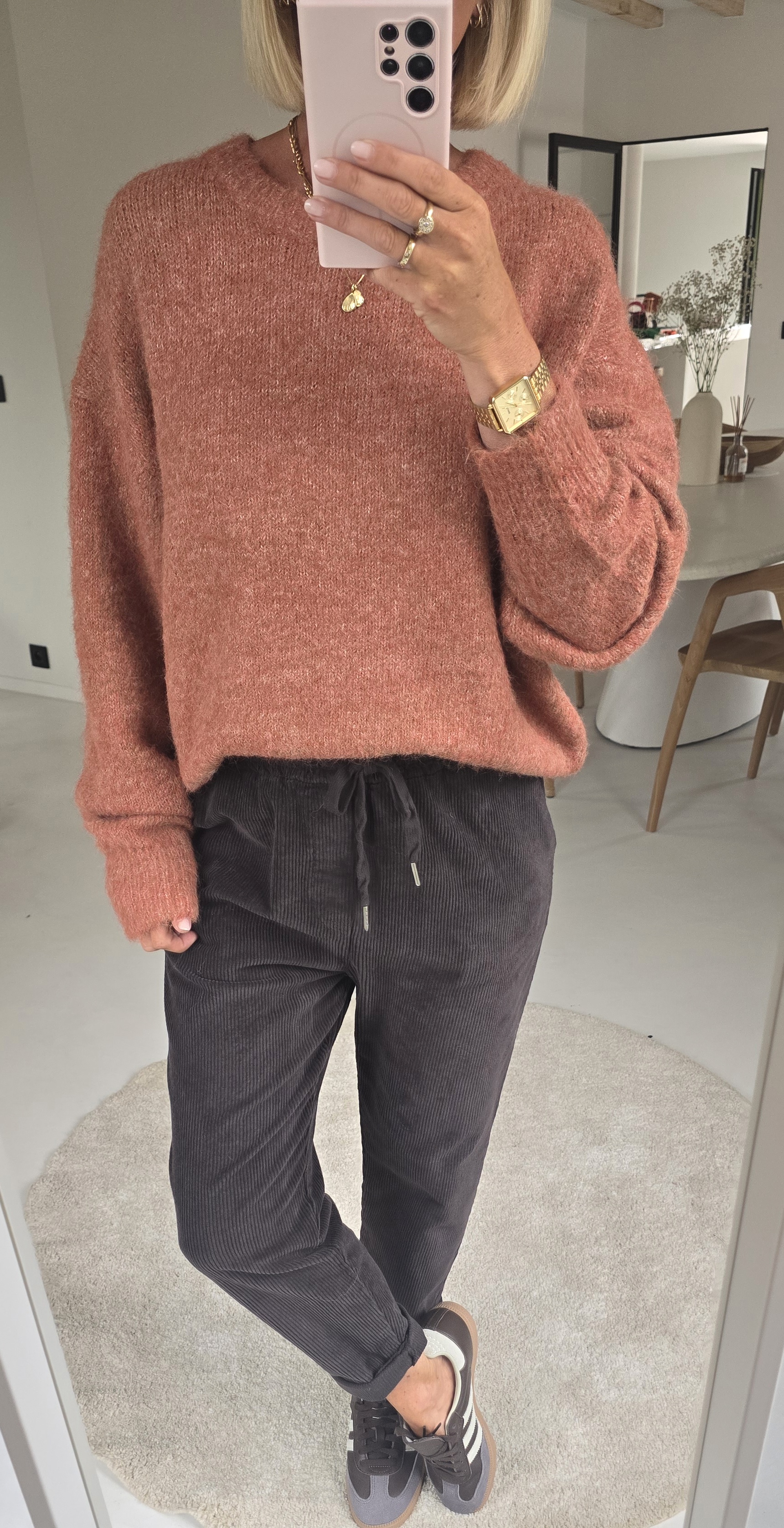 BEZIERS soft knit rust