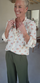 LORETTA tetra flower shirt
