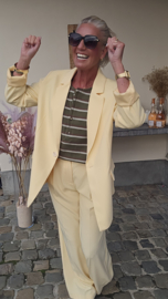 SIENNA striped longsleeve khaki