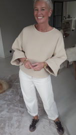 CLOUDY COURT sweatshirt beige