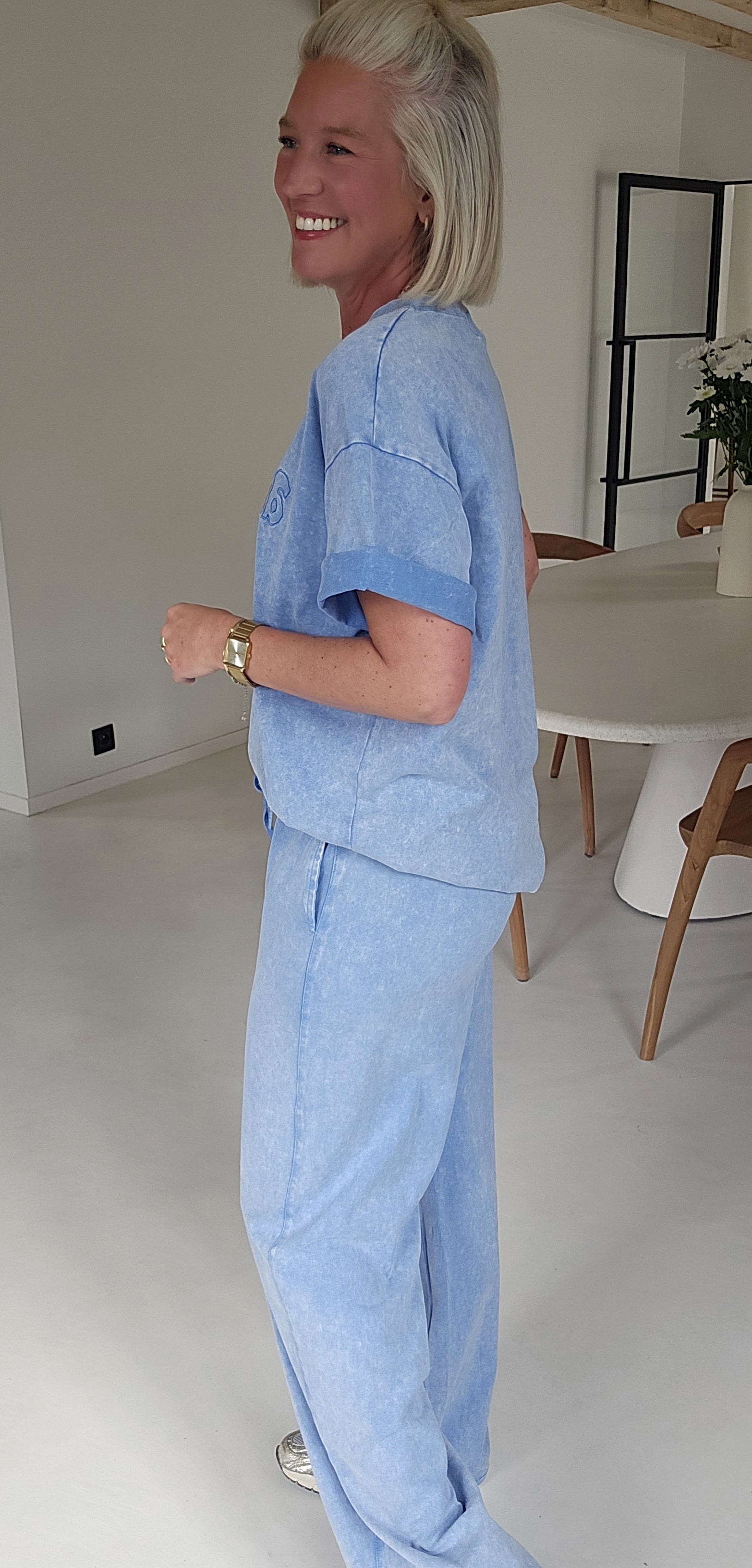 JONAH jogger set washed blue