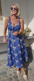 PALMTREE maxi dress jeans blue