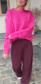 BEZIERS soft knit fuschia