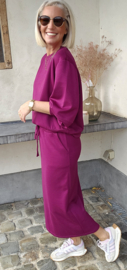 LOVELY sweatshirt aubergine