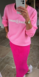FRENCH ROMANCE sweatshirt pink