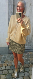 leo cotton mini skirt