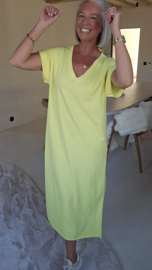 MELTE maxi T-shirt dress yellow