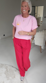 BEACH CLUB SUNSET tee pink