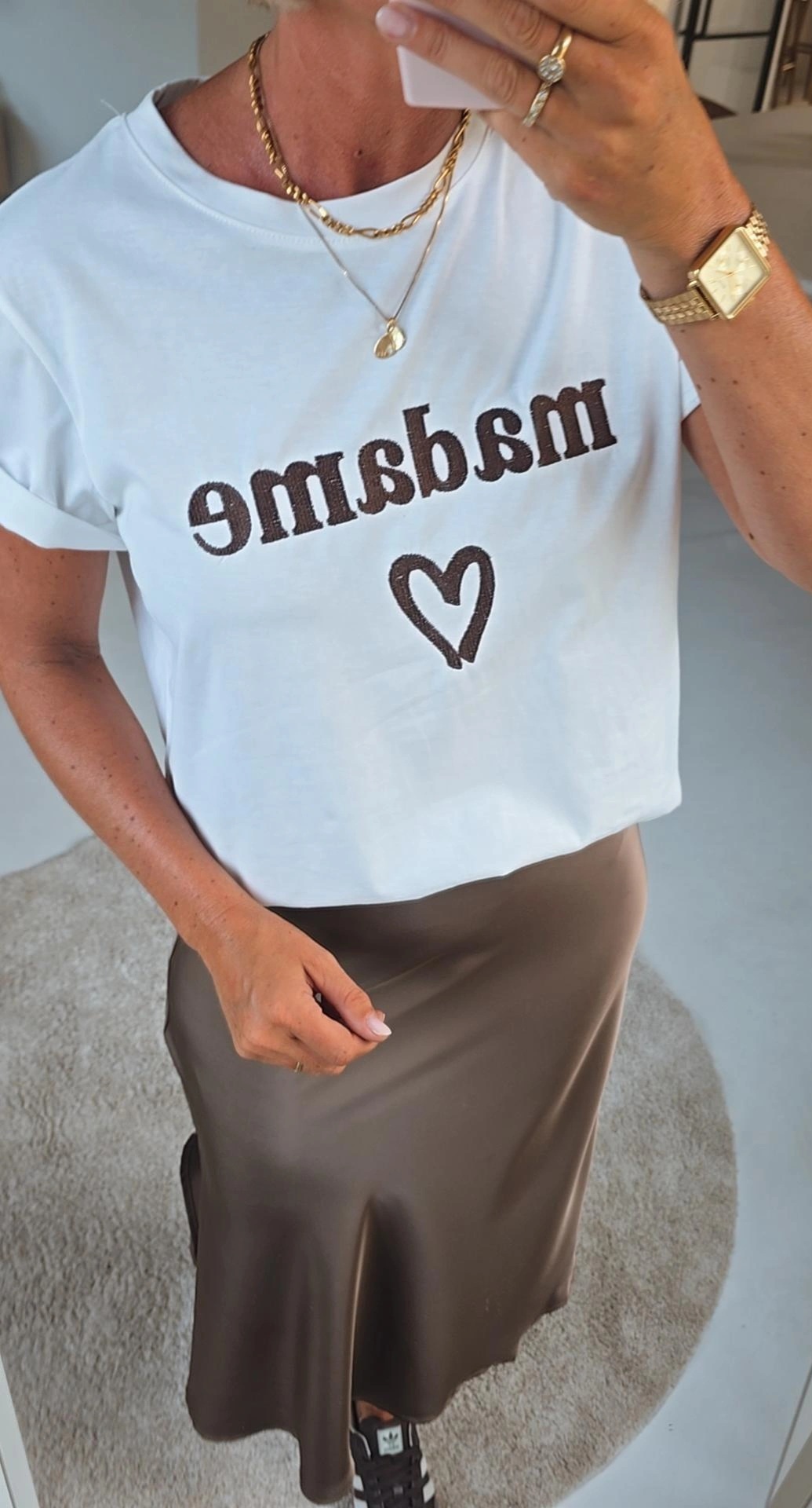 MADAME cotton T-shirt white