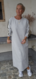 TILLY maxi sweatshirt dress grey