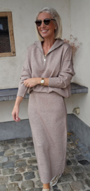 JESS knit set taupe