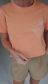 SUNSETS cotton T-shirt orange