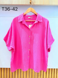 JUNE tetra shirt fuschia