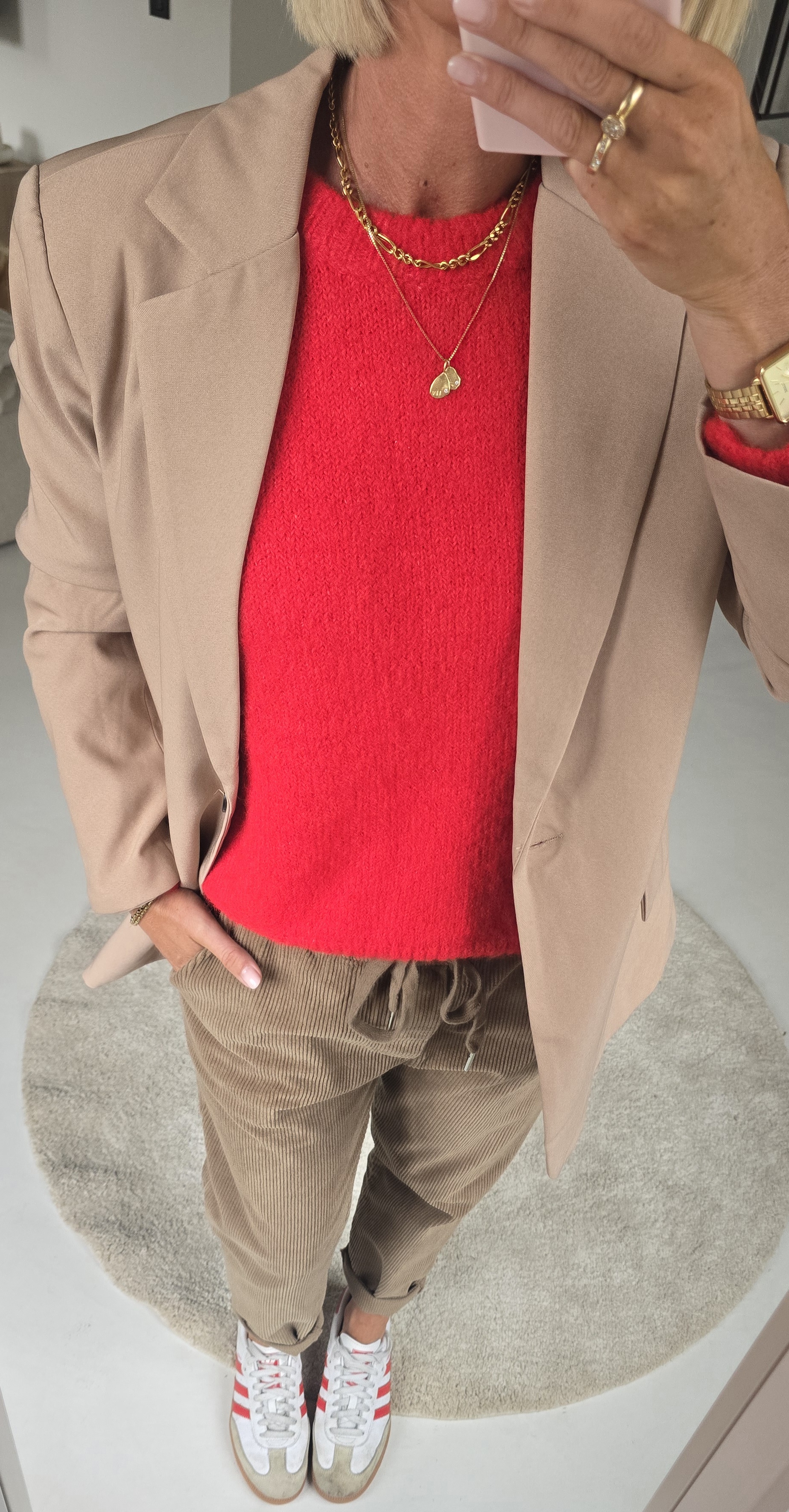 BEZIERS soft knit red