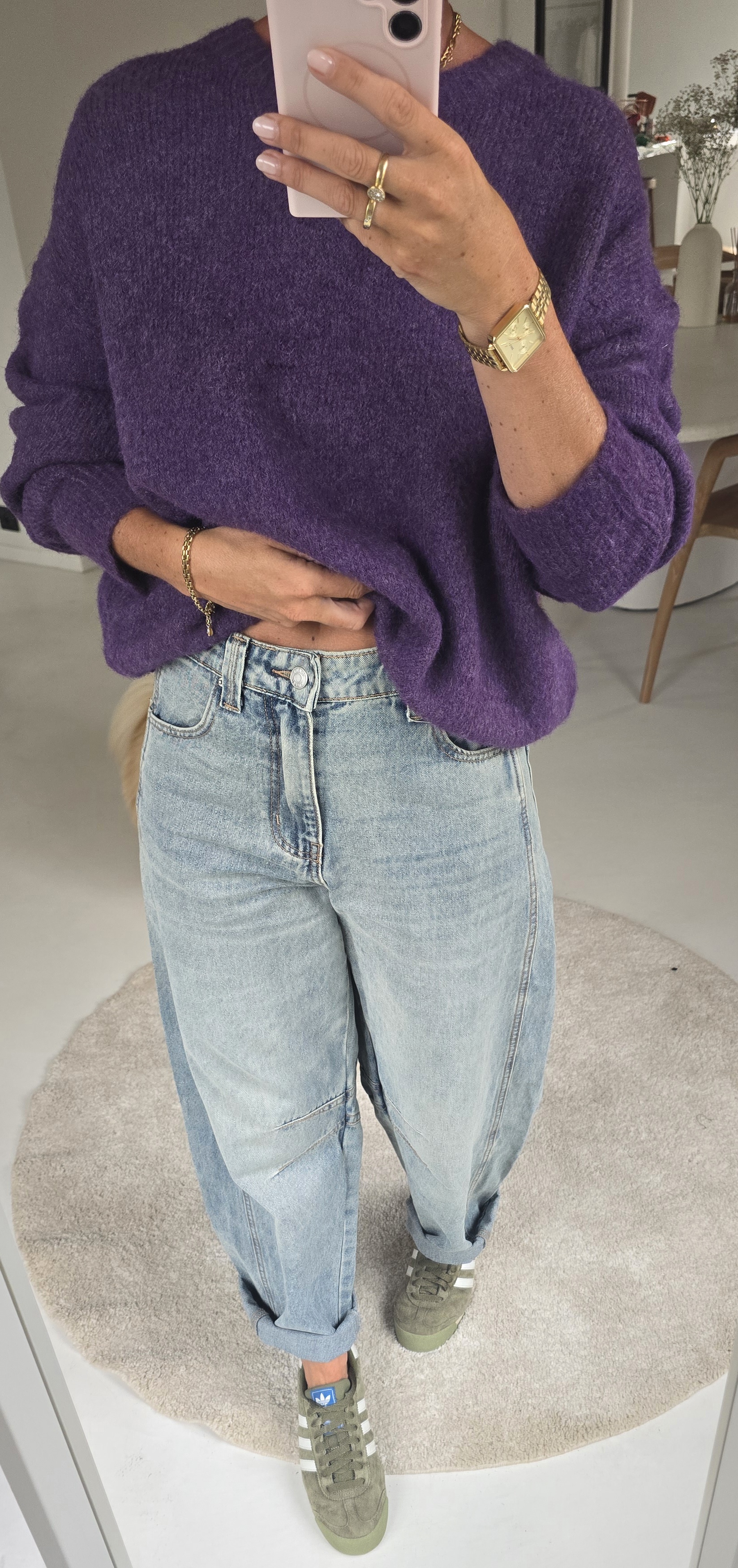 CHRISTIEN barrel jeans blue