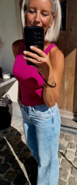 BASIC cotton top aubergine
