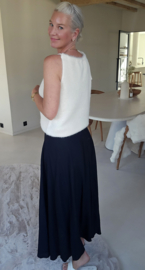 SAMIE maxi wrap skirt black