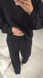 JUNA jogger sweat pants black