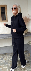 LOENA jogger set black