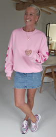 VALENTINE sweatshirt soft pink