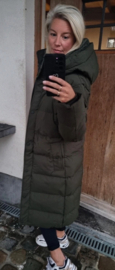 TRIX maxi winter puffer coat khaki