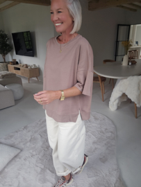 OFFLINE cotton tee taupe