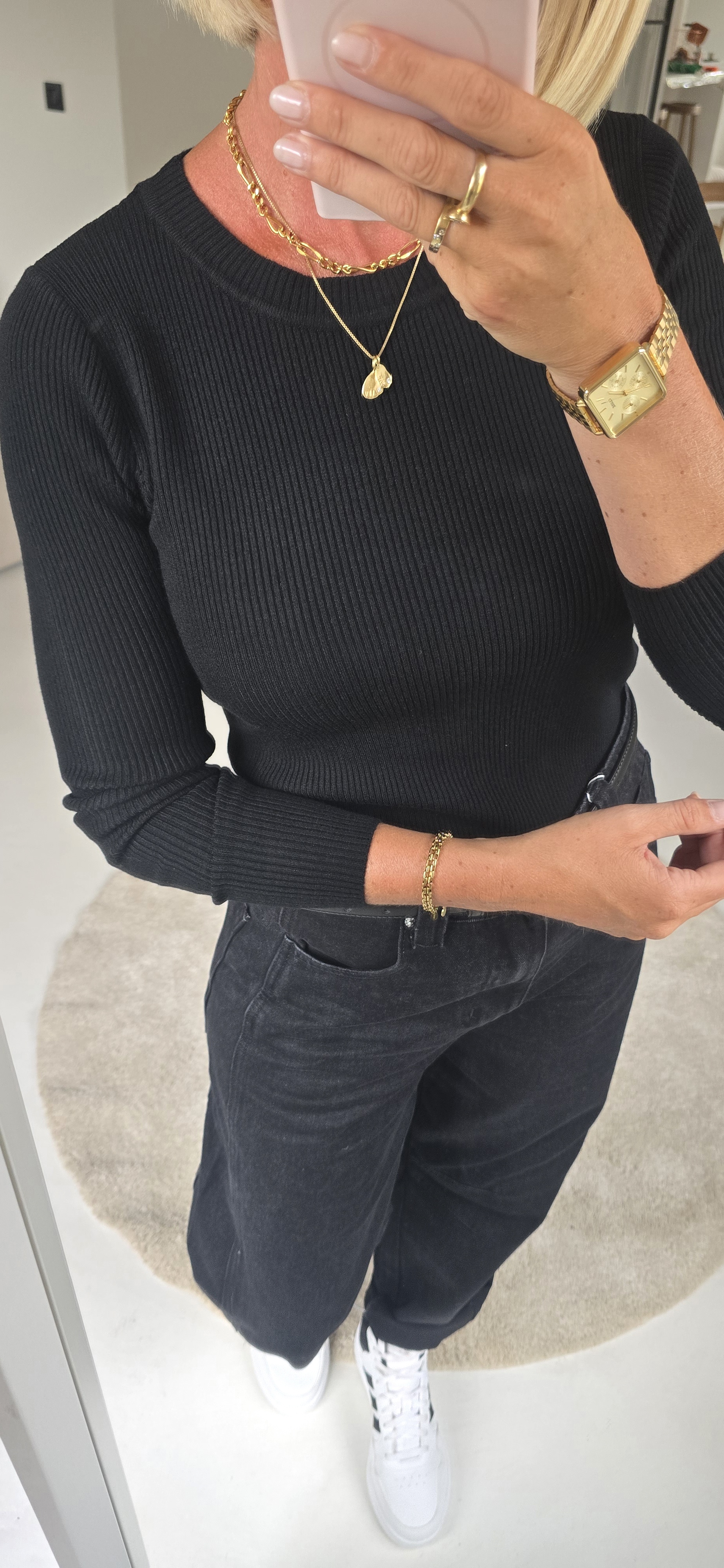 MILIA basic knit black