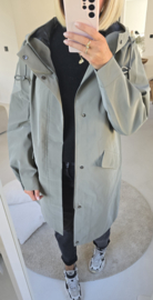 BYE BYE RAINY DAYS raincoat khaki