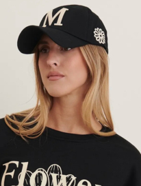 FLOWER M cap black