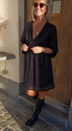 JAYLIN GLITTER dress black